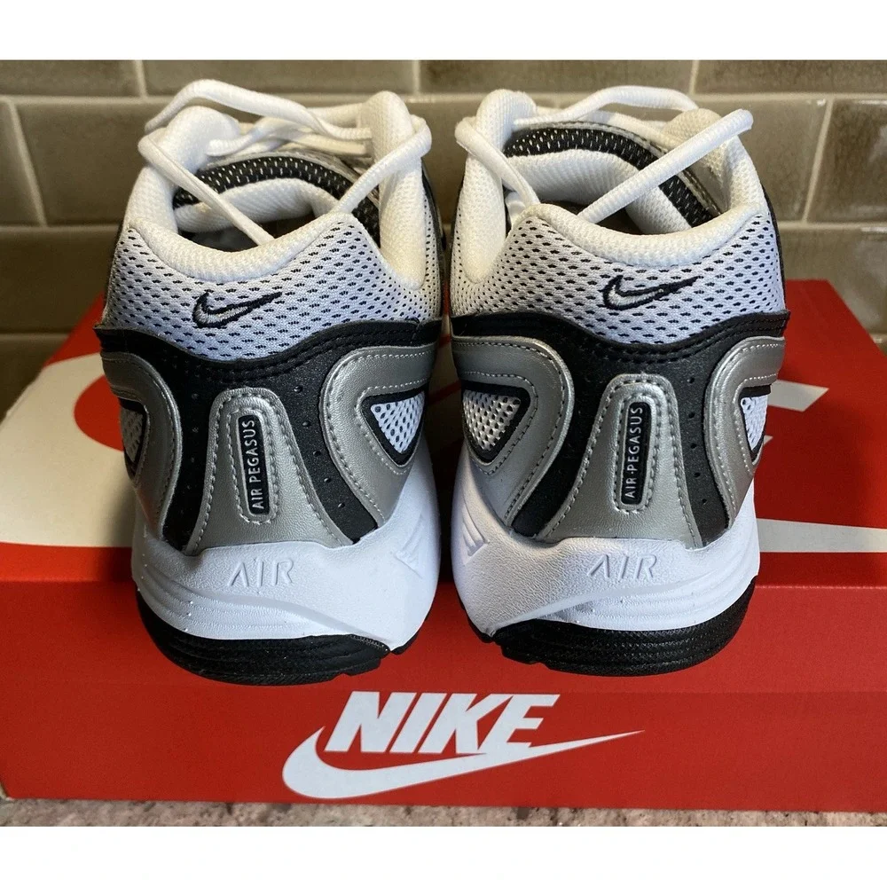 Nike Air Pegasus 2005 Metallic Silver Black White HQ3031 002 Men 12 Women 13.5